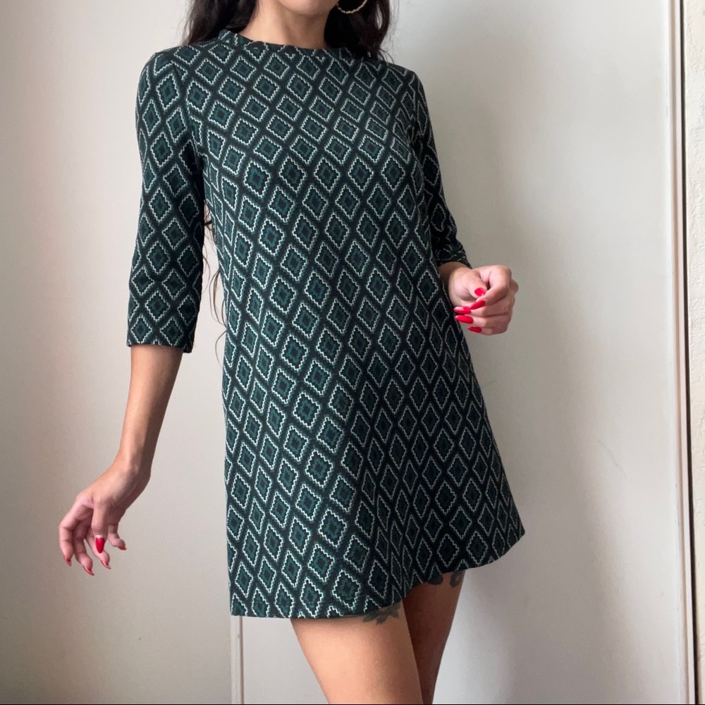 Zara A-Line Long Sleeved Dress Size Medium